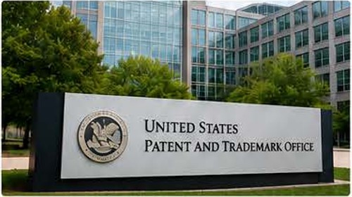 United States Patent and Trademark Office building sign